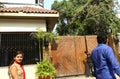 Amitabh BachchanÃ¢â¬â¢s bungalow in Mumbai Royalty Free Stock Photo